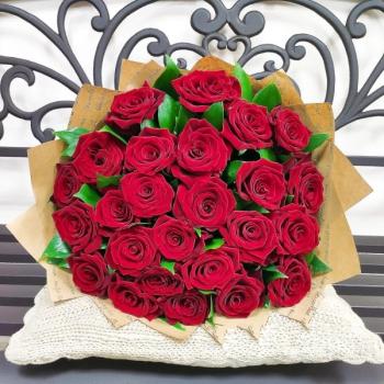 Букет 25 красных роз [Артикул  157950]