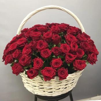 Букет Корзина с 115 розами Артикул: 168858